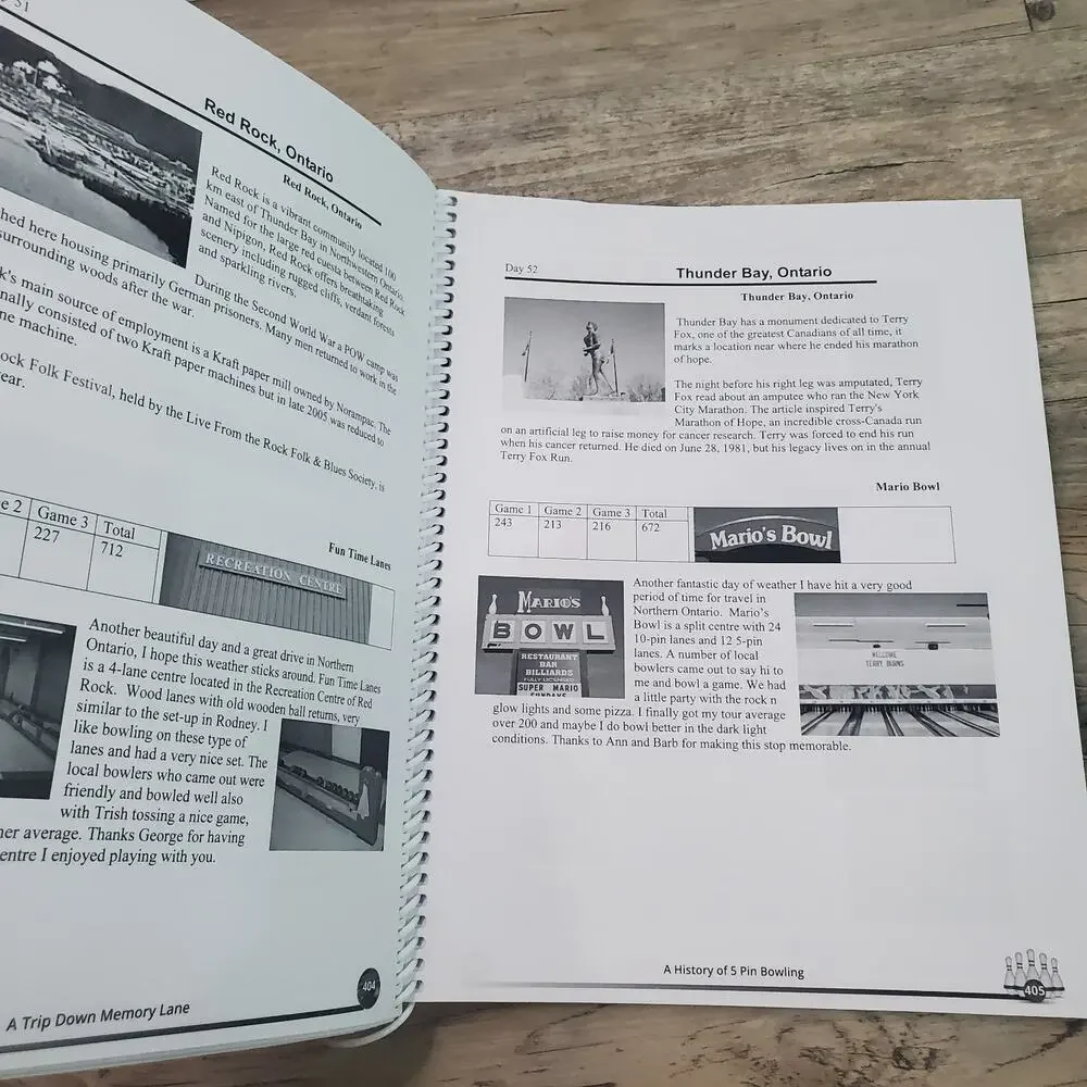 A Trip Down Memory Lane : A History Of 5 Pin Bowling Walter Heeney 2024 Spiral B
